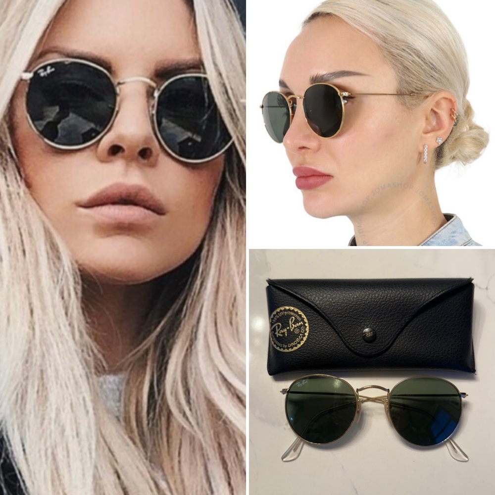 Ray-Ban Round Metal Sunglasses RB 3447